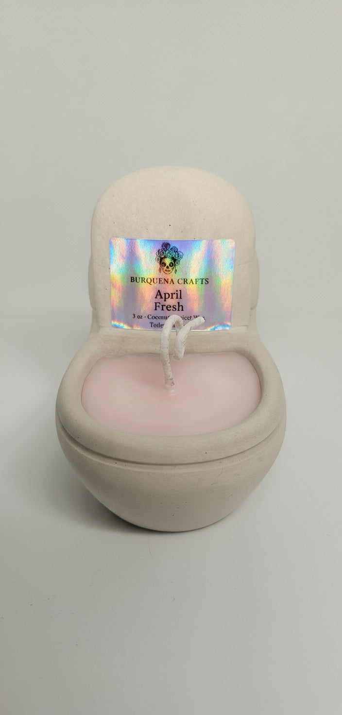 April Fresh – Toilet Candle (3 oz)